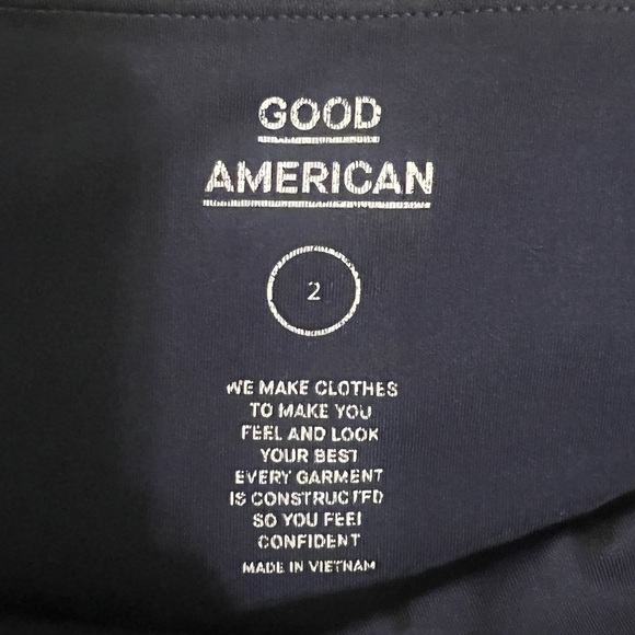 GOOD AMERICAN oasis animal print leopard blue black brown leggings - Picture 11 of 13